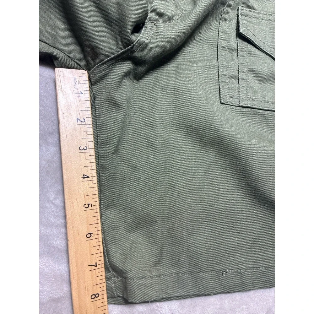 Vintage Boy Scouts Of America Shorts Youth 16 Military Green Cargo 28